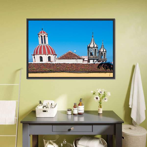 Church Of La Concepcion Canvas Wall Art-3 Horizontal-Gallery Wrap-25" x 16"-Tiaracle