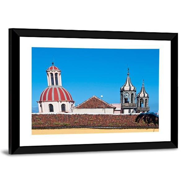 Church Of La Concepcion Canvas Wall Art-3 Horizontal-Gallery Wrap-25" x 16"-Tiaracle
