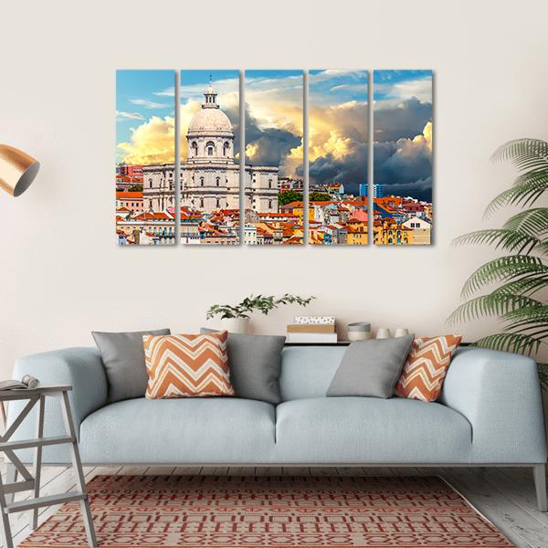 Church Of Santa Engracia Canvas Wall Art-5 Horizontal-Gallery Wrap-22" x 12"-Tiaracle