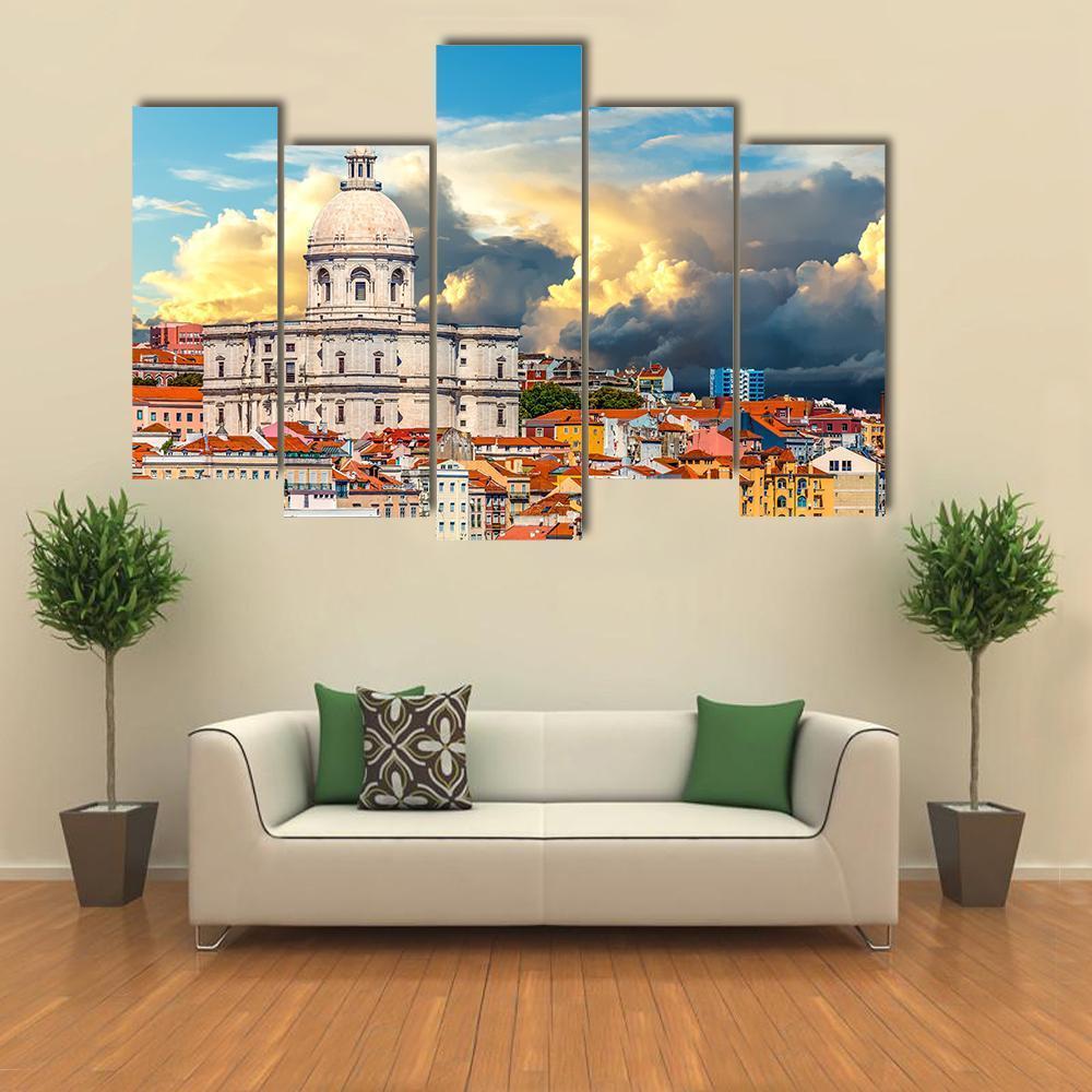 Church Of Santa Engracia Canvas Wall Art-5 Pop-Gallery Wrap-47" x 32"-Tiaracle