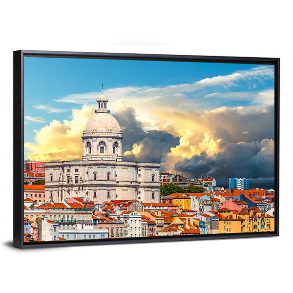 Church Of Santa Engracia Canvas Wall Art-3 Horizontal-Gallery Wrap-25" x 16"-Tiaracle