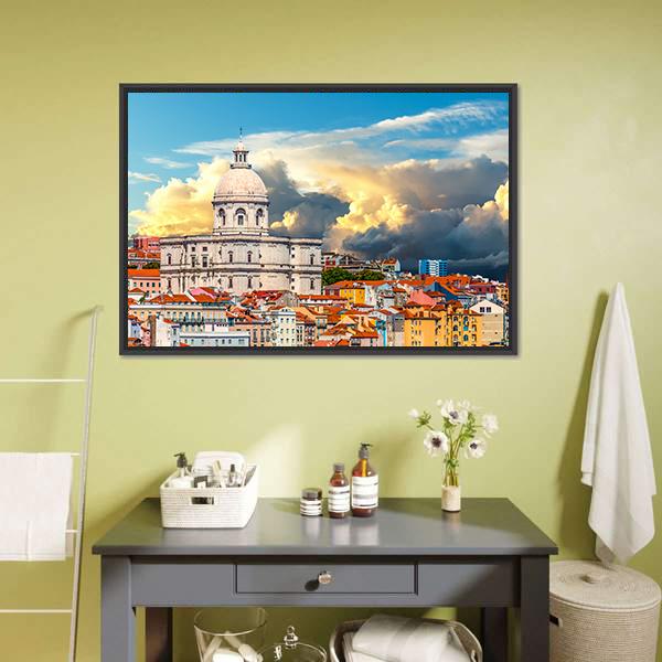Church Of Santa Engracia Canvas Wall Art-3 Horizontal-Gallery Wrap-25" x 16"-Tiaracle