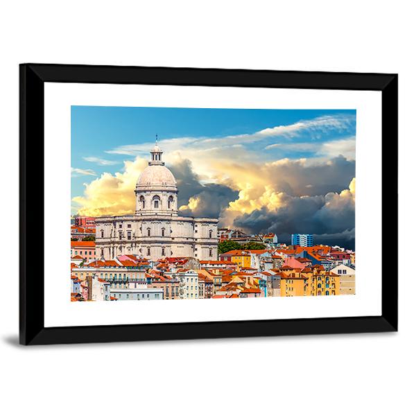 Church Of Santa Engracia Canvas Wall Art-3 Horizontal-Gallery Wrap-25" x 16"-Tiaracle