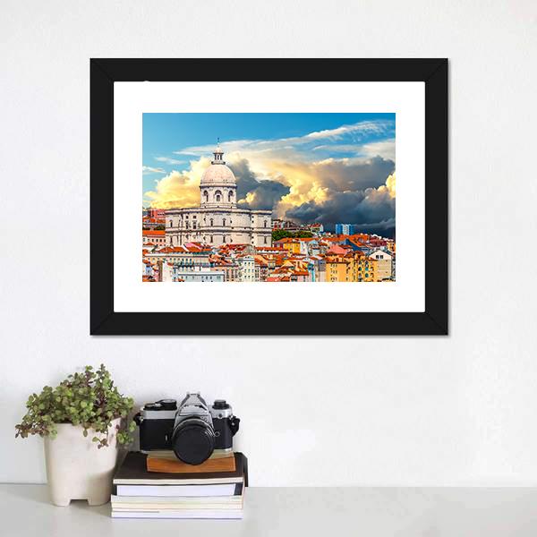 Church Of Santa Engracia Canvas Wall Art-3 Horizontal-Gallery Wrap-25" x 16"-Tiaracle