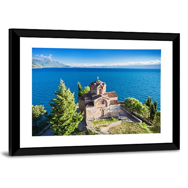 Church Of St John Kaneo Canvas Wall Art-5 Horizontal-Gallery Wrap-22" x 12"-Tiaracle