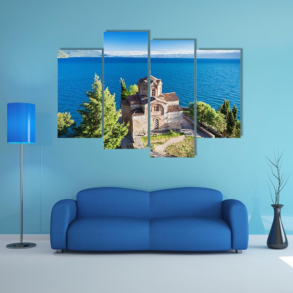 Church Of St John Kaneo Canvas Wall Art-4 Pop-Gallery Wrap-50" x 32"-Tiaracle