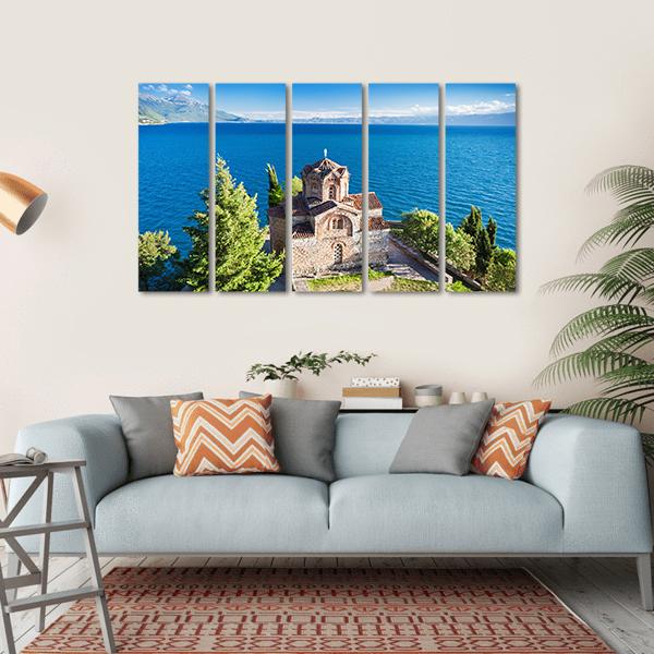 Church Of St John Kaneo Canvas Wall Art-5 Horizontal-Gallery Wrap-22" x 12"-Tiaracle