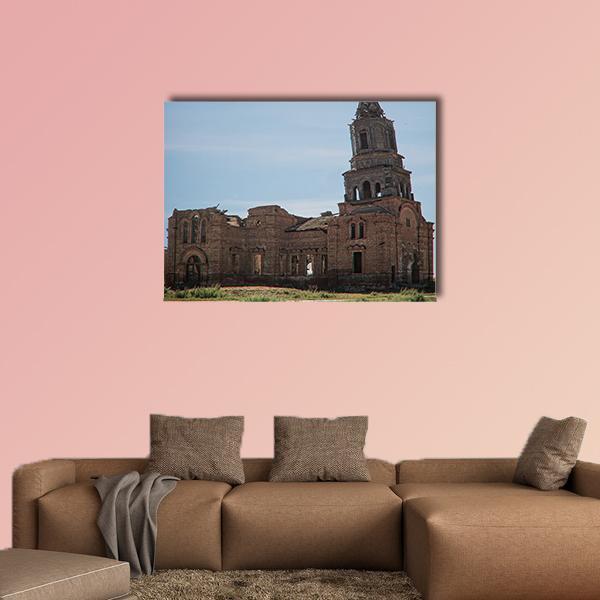 Church Of The Kazan Canvas Wall Art-1 Piece-Gallery Wrap-48" x 32"-Tiaracle