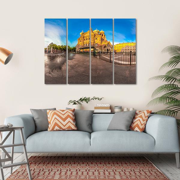 Church Of The Savior Canvas Wall Art-4 Horizontal-Gallery Wrap-34" x 24"-Tiaracle