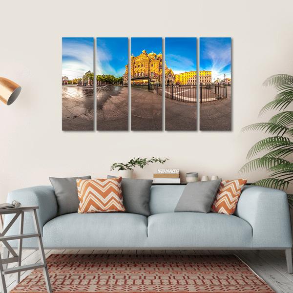 Church Of The Savior Canvas Wall Art-5 Horizontal-Gallery Wrap-22" x 12"-Tiaracle