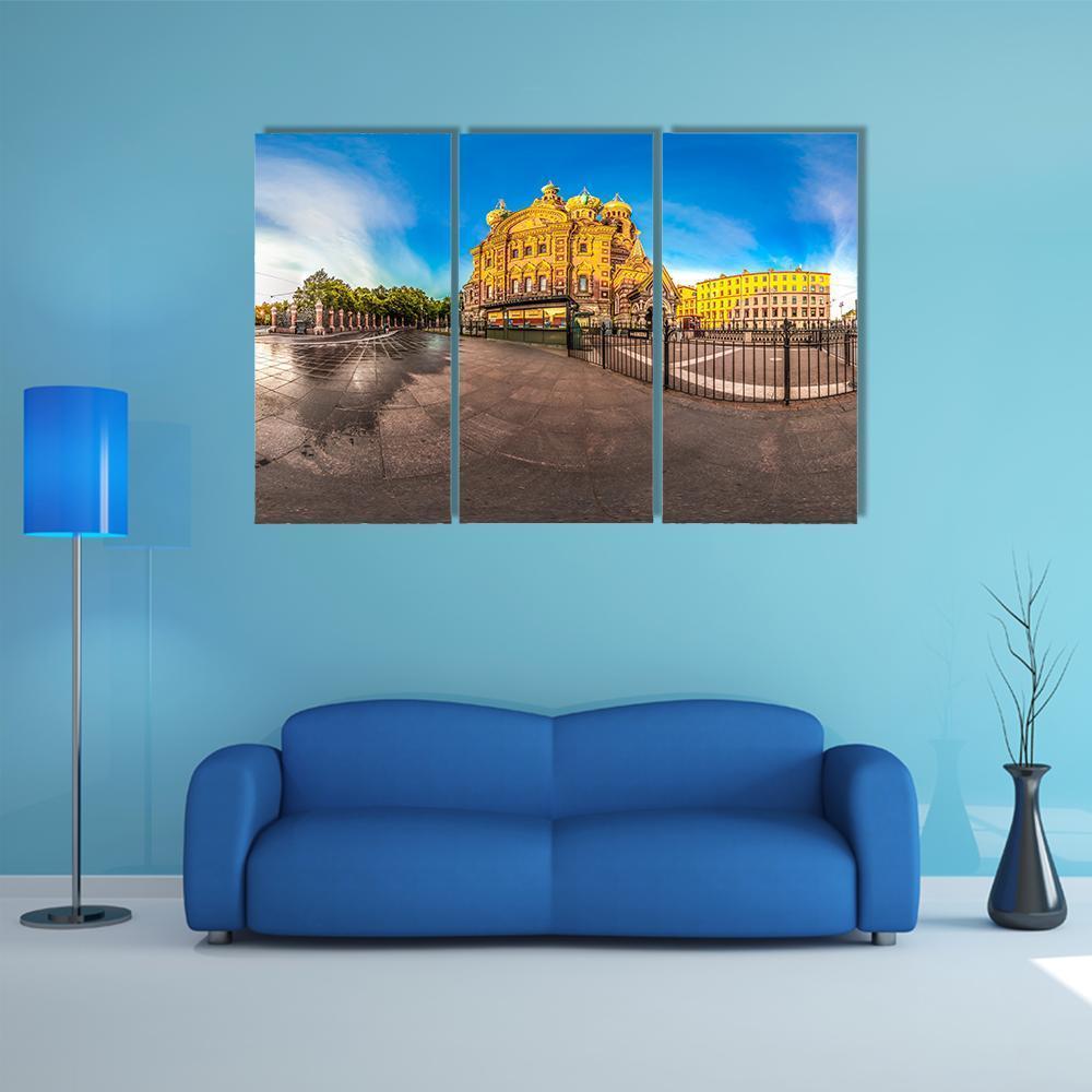 Church Of The Savior Canvas Wall Art-3 Horizontal-Gallery Wrap-37" x 24"-Tiaracle