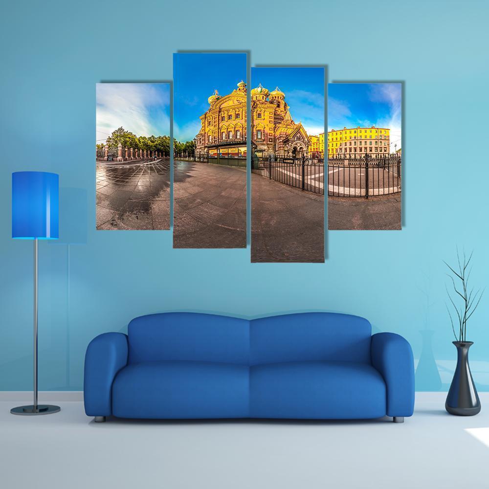 Church Of The Savior Canvas Wall Art-4 Pop-Gallery Wrap-50" x 32"-Tiaracle