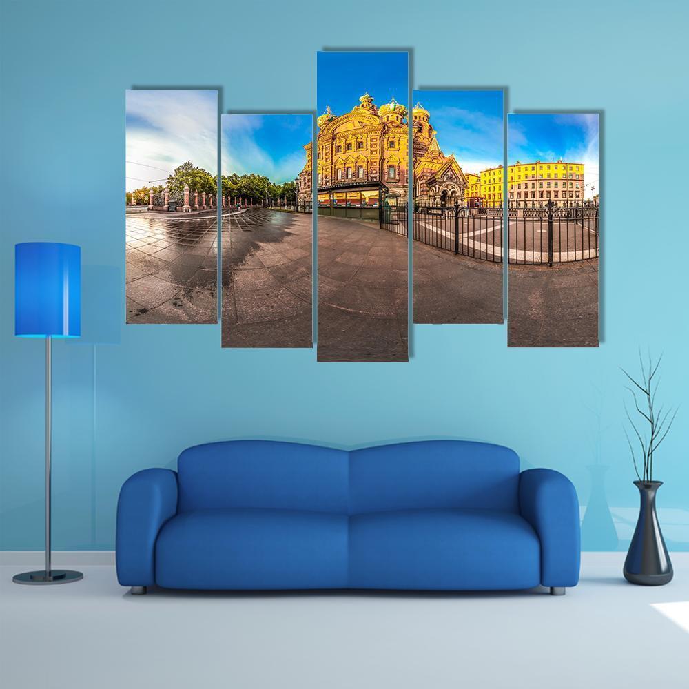 Church Of The Savior Canvas Wall Art-5 Pop-Gallery Wrap-47" x 32"-Tiaracle