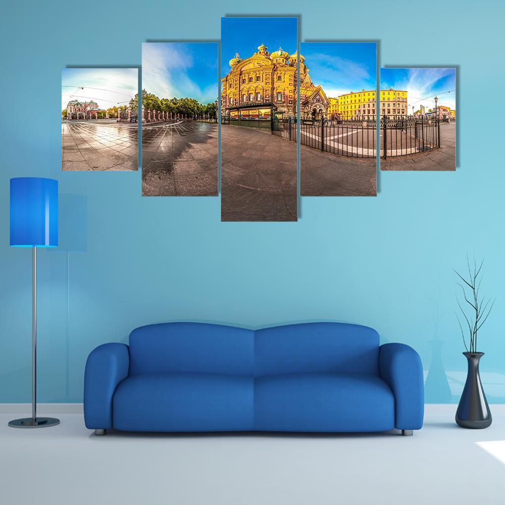 Church Of The Savior Canvas Wall Art-5 Star-Gallery Wrap-62" x 32"-Tiaracle