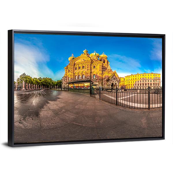 Church Of The Savior Canvas Wall Art-3 Horizontal-Gallery Wrap-25" x 16"-Tiaracle