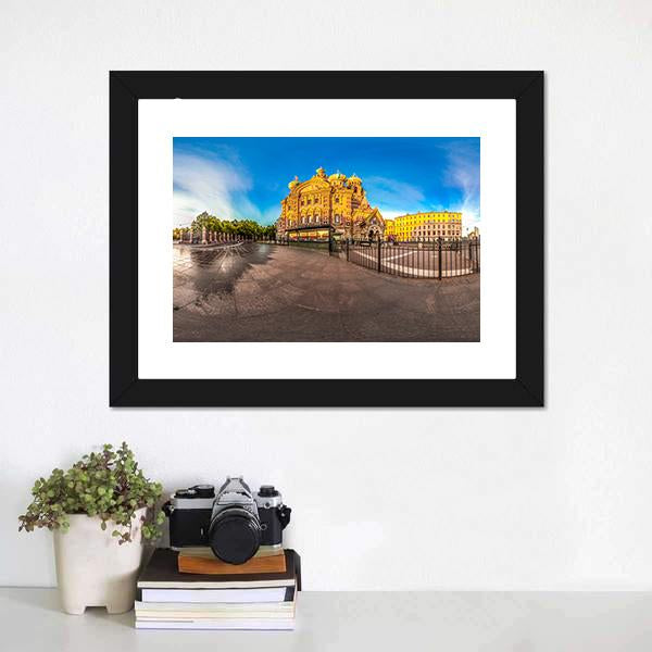 Church Of The Savior Panoramic Canvas Wall Art-1 Piece-36" x 12"-Tiaracle