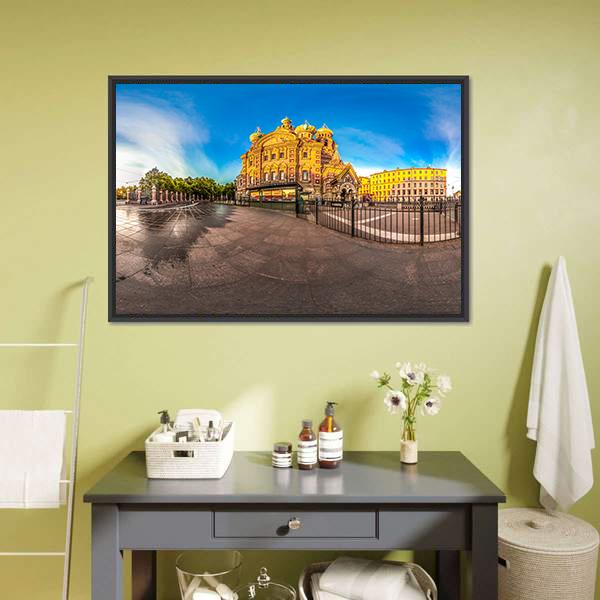 Church Of The Savior Panoramic Canvas Wall Art-1 Piece-36" x 12"-Tiaracle