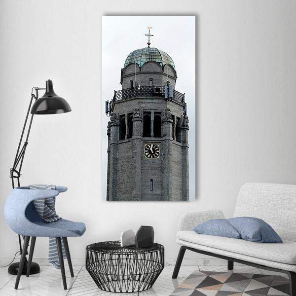 Church Tower In Opole Vertical Canvas Wall Art-3 Vertical-Gallery Wrap-12" x 25"-Tiaracle