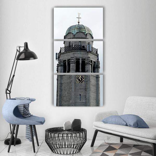 Church Tower In Opole Vertical Canvas Wall Art-3 Vertical-Gallery Wrap-12" x 25"-Tiaracle