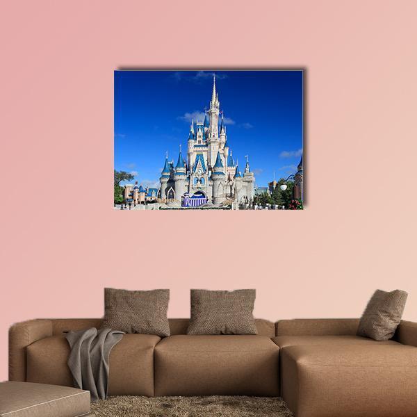 Cinderella Castle US Canvas Wall Art-1 Piece-Gallery Wrap-36" x 24"-Tiaracle