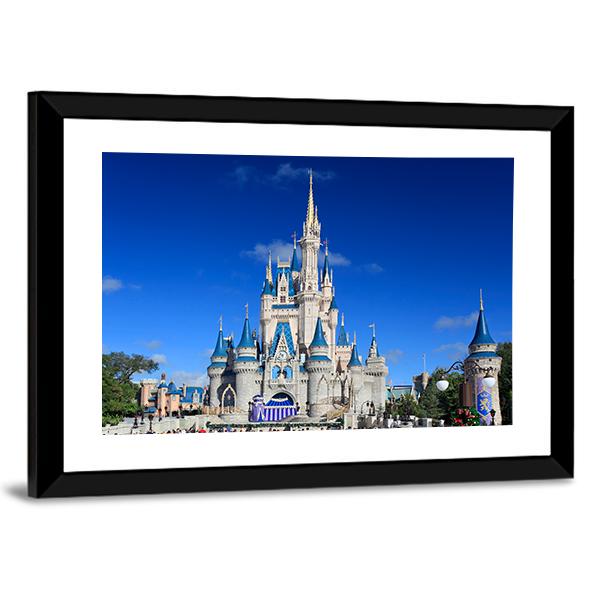 Cinderella Castle US Canvas Wall Art-5 Horizontal-Gallery Wrap-22" x 12"-Tiaracle