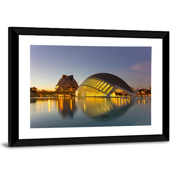 Cinema In Valencia Panoramic Canvas Wall Art-1 Piece-36" x 12"-Tiaracle