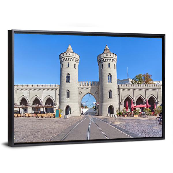 City Gate In Potsdam Canvas Wall Art-3 Horizontal-Gallery Wrap-25" x 16"-Tiaracle