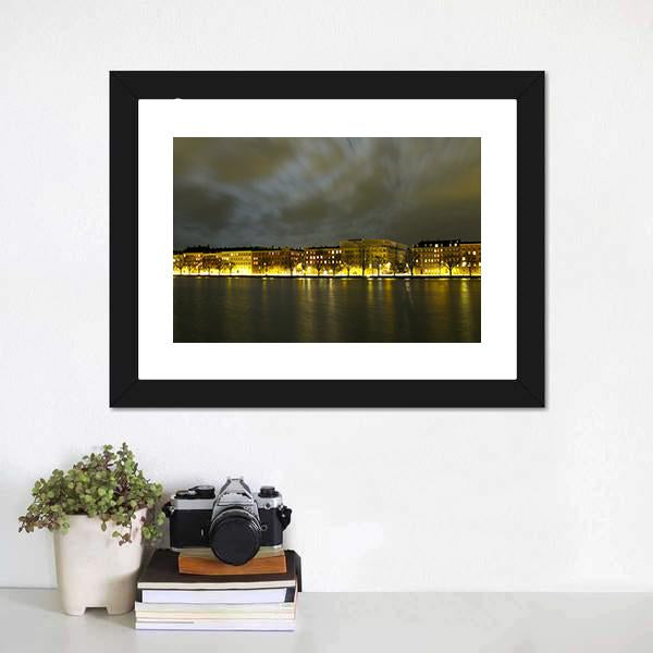 City Of Copenhagen Canvas Wall Art-3 Horizontal-Gallery Wrap-25" x 16"-Tiaracle