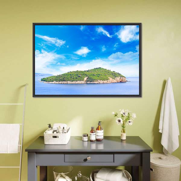 City Of Dubrovnik Canvas Wall Art-3 Horizontal-Gallery Wrap-25" x 16"-Tiaracle
