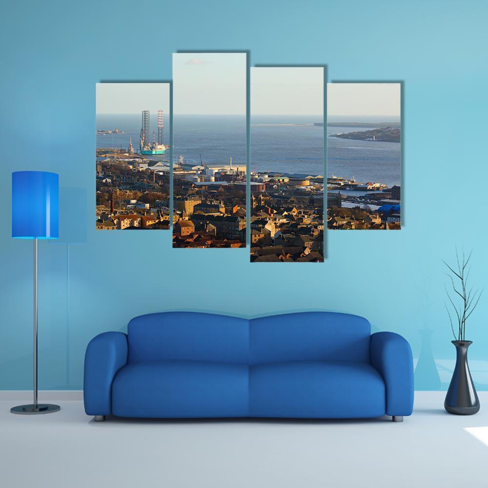 City Of Dundee Canvas Wall Art-4 Pop-Gallery Wrap-50" x 32"-Tiaracle
