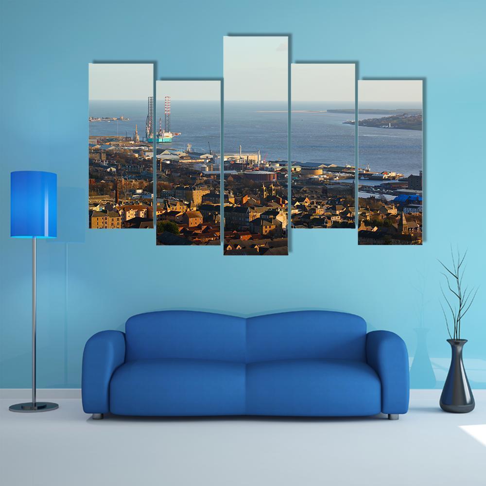 City Of Dundee Canvas Wall Art-5 Pop-Gallery Wrap-47" x 32"-Tiaracle