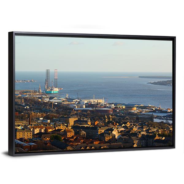 City Of Dundee Canvas Wall Art-3 Horizontal-Gallery Wrap-25" x 16"-Tiaracle