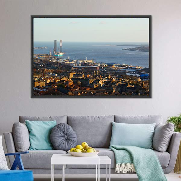 City Of Dundee Canvas Wall Art-3 Horizontal-Gallery Wrap-25" x 16"-Tiaracle