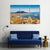 City Of Naples With Mount Vesuvius Canvas Wall Art-4 Pop-Gallery Wrap-50" x 32"-Tiaracle