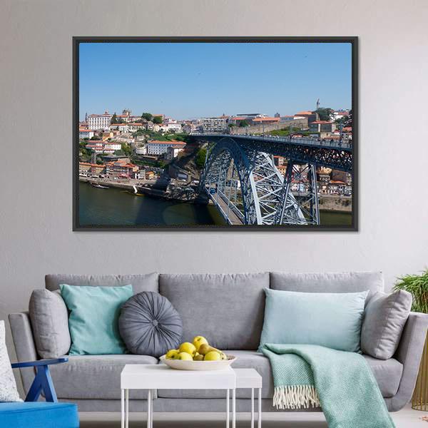 City Of Portugal Panoramic Canvas Wall Art-1 Piece-36" x 12"-Tiaracle