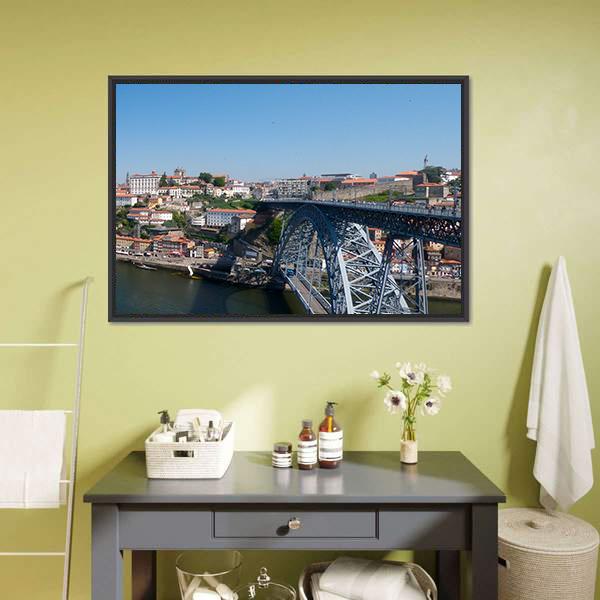 City Of Portugal Panoramic Canvas Wall Art-1 Piece-36" x 12"-Tiaracle