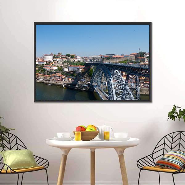 City Of Portugal Panoramic Canvas Wall Art-1 Piece-36" x 12"-Tiaracle