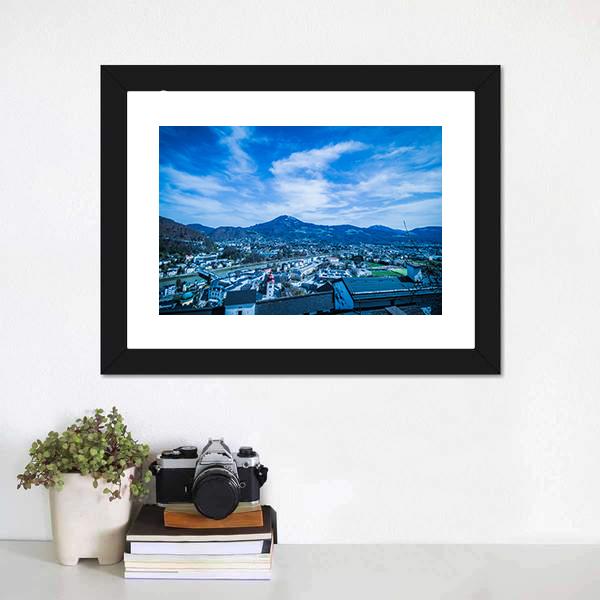 City Of Salzburg Canvas Wall Art-3 Horizontal-Gallery Wrap-25" x 16"-Tiaracle