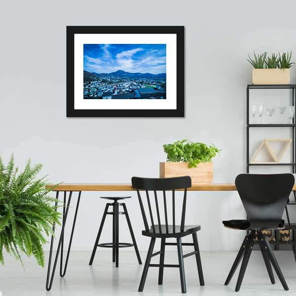 City Of Salzburg Canvas Wall Art-3 Horizontal-Gallery Wrap-25" x 16"-Tiaracle