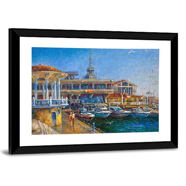 City Of Sochi Russia Canvas Wall Art-3 Horizontal-Gallery Wrap-25" x 16"-Tiaracle