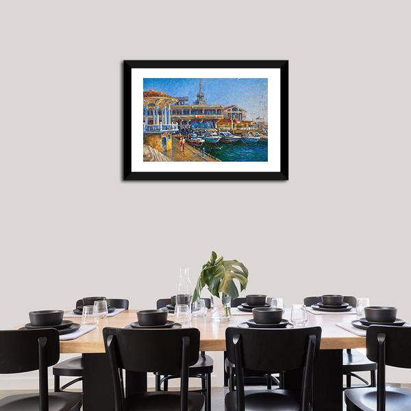 City Of Sochi Russia Canvas Wall Art-3 Horizontal-Gallery Wrap-25" x 16"-Tiaracle