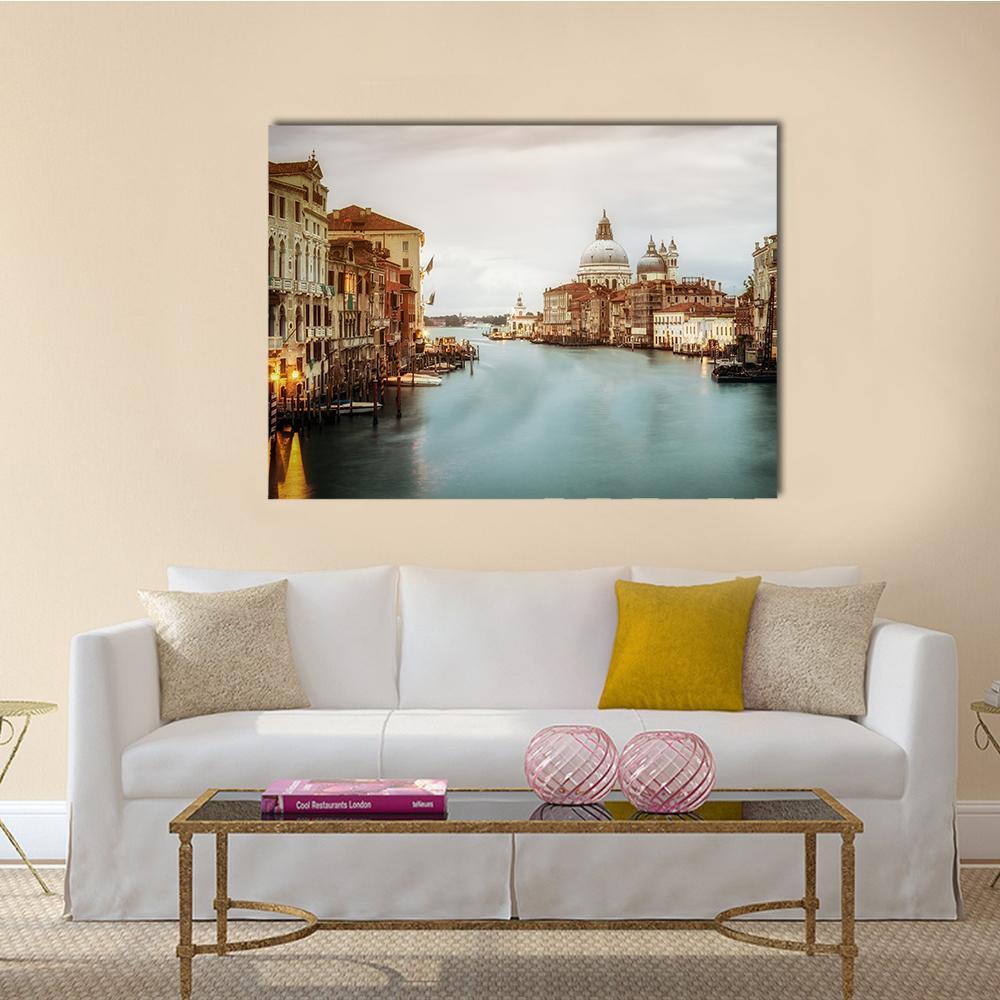 City Of Venice Canvas Wall Art-4 Horizontal-Gallery Wrap-34" x 24"-Tiaracle