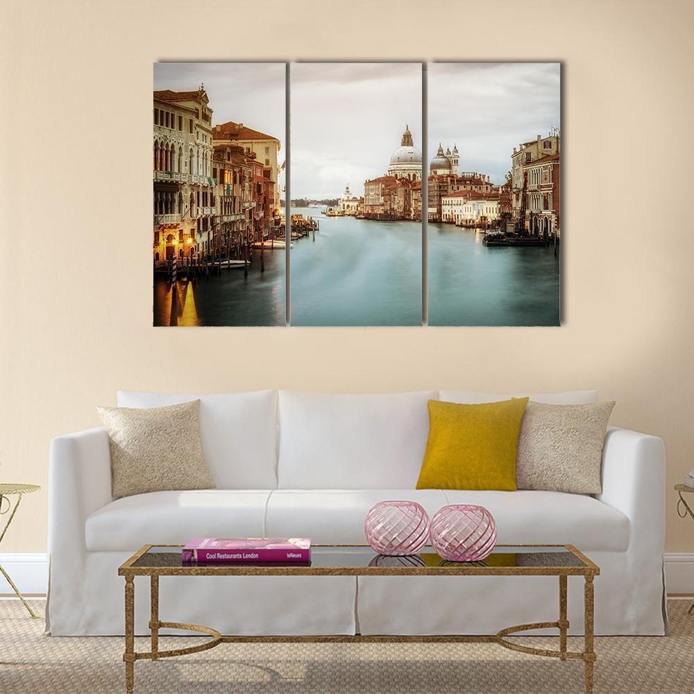 City Of Venice Canvas Wall Art-3 Horizontal-Gallery Wrap-37" x 24"-Tiaracle