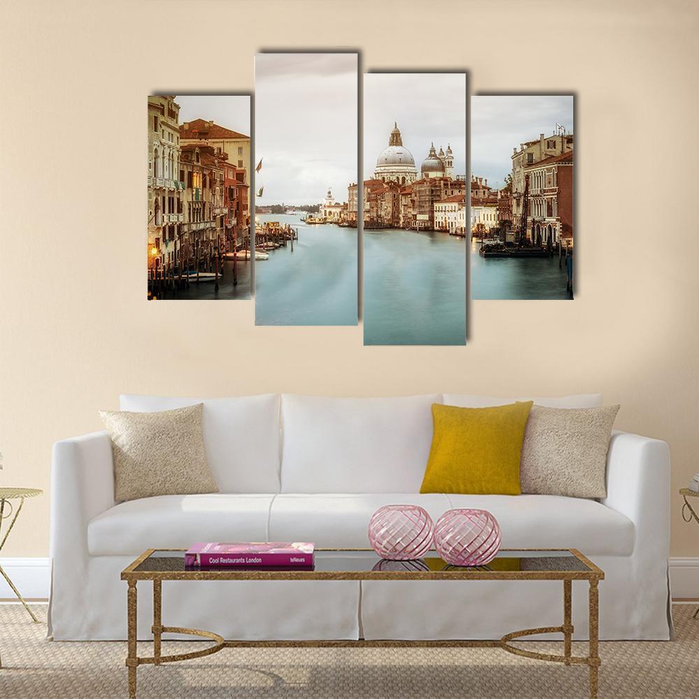 City Of Venice Canvas Wall Art-4 Pop-Gallery Wrap-50" x 32"-Tiaracle