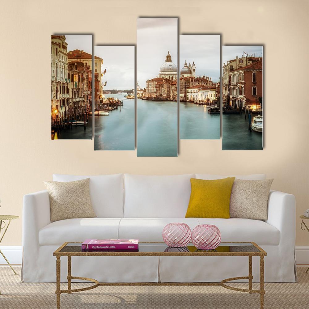 City Of Venice Canvas Wall Art-5 Pop-Gallery Wrap-47" x 32"-Tiaracle