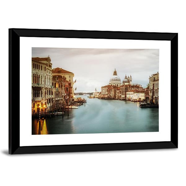 City Of Venice Panoramic Canvas Wall Art-1 Piece-36" x 12"-Tiaracle