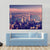 City Skyline & River Canvas Wall Art-5 Horizontal-Gallery Wrap-22" x 12"-Tiaracle
