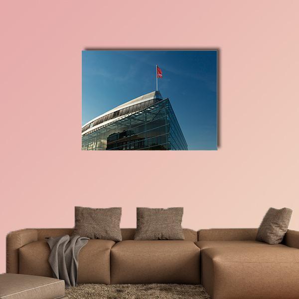 City View In Berlin Canvas Wall Art-1 Piece-Gallery Wrap-48" x 32"-Tiaracle