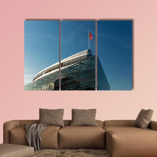 City View In Berlin Canvas Wall Art-3 Horizontal-Gallery Wrap-25" x 16"-Tiaracle
