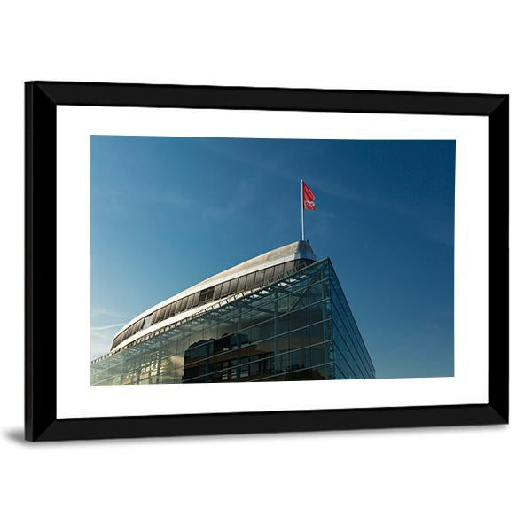 City View In Berlin Canvas Wall Art-3 Horizontal-Gallery Wrap-25" x 16"-Tiaracle